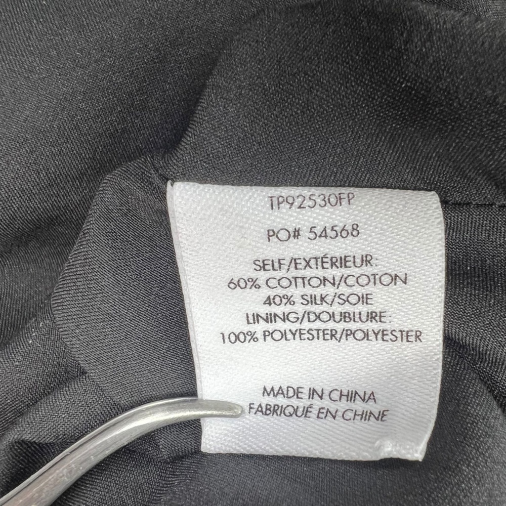 NWT DEREK LAM 10 CROSBY SILK Blend Cami Flounce Lined Mini Dress Twist Waist Sz6 - Picture 14 of 14